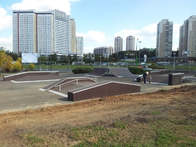 Скейт-парк в г. Москва, ЮЗАО, парк “Никулино”