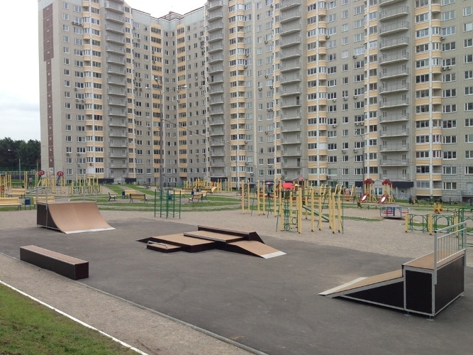 Скейтпарк в ЖК “Солнцево-парк”, г. Москва