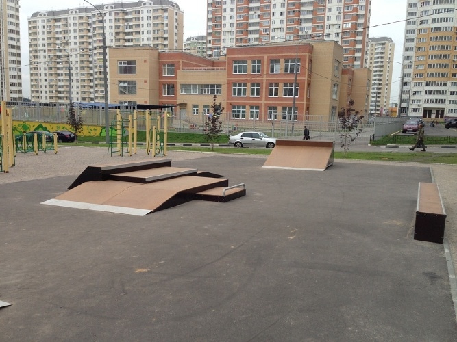 Скейтпарк в ЖК “Солнцево-парк”, г. Москва