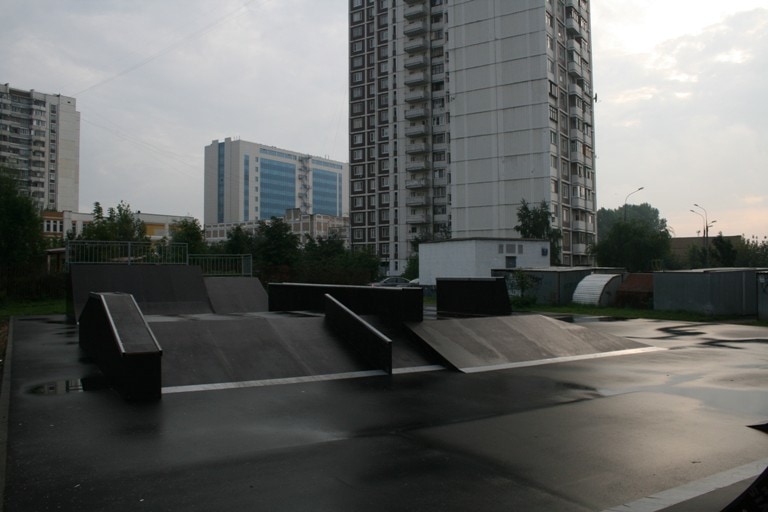 Скейт-парк в Южнопортовом районе г. Москвы