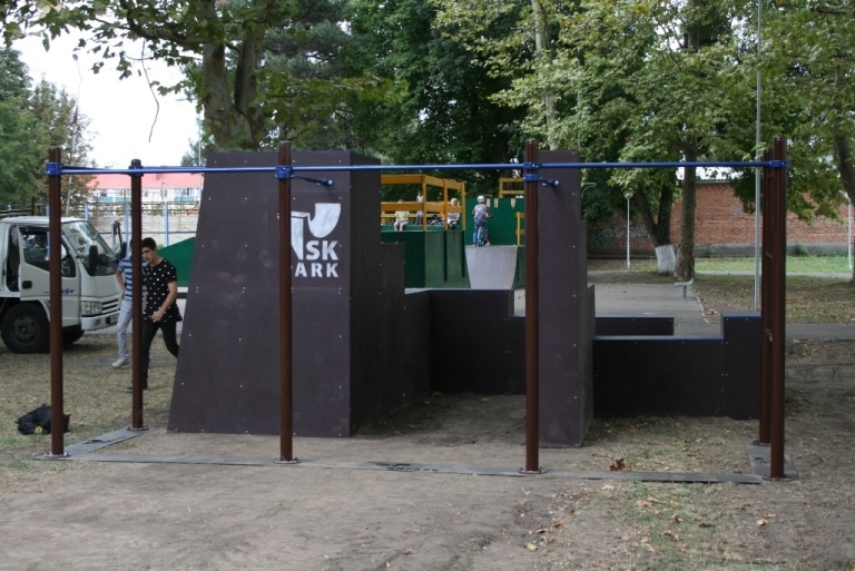 Поставка паркур парка в г.Гулькевичи, Краснодарский край