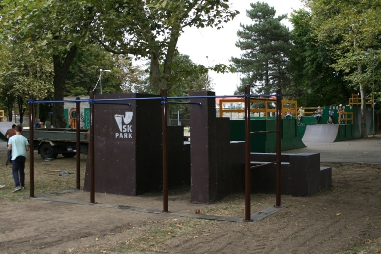 Поставка паркур парка в г.Гулькевичи, Краснодарский край