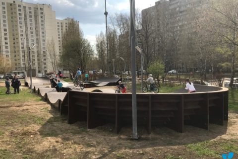 Фото Установка памп трека на Теплом Стане, Москва