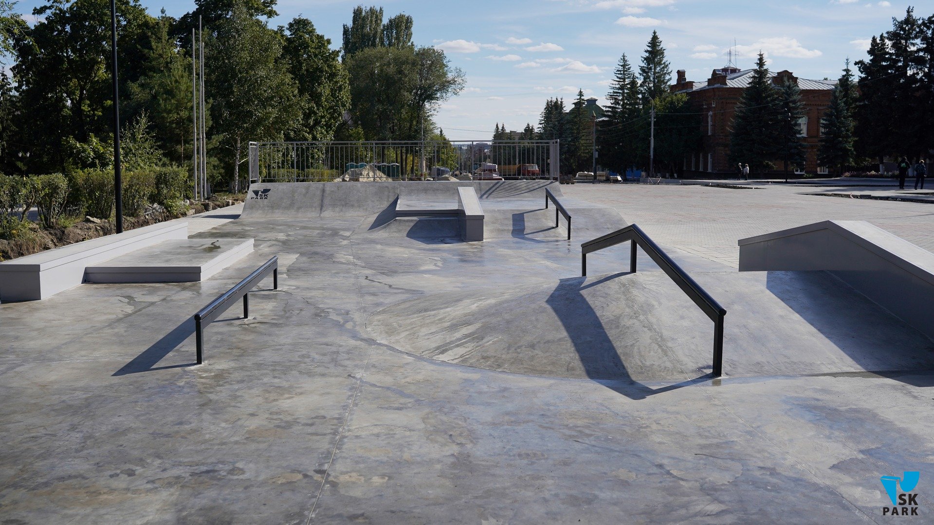 Новый бетонный скейт парк в г.Аткарск